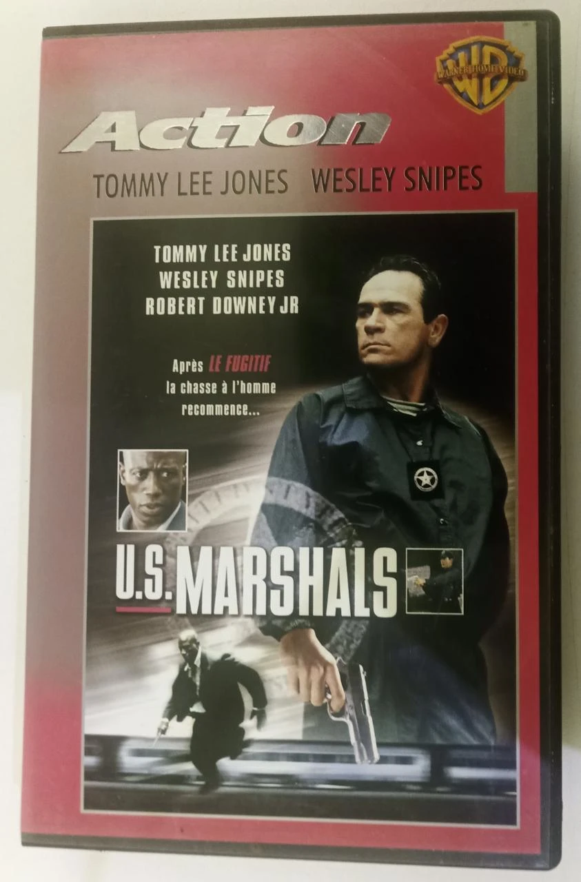 VHS U.S. Marshals – Tommy Lee Jones, Wesley Snipes, Robert Downey Jr.